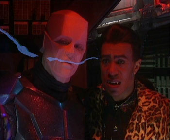 A superimposed effect on the wrong shot. Fascinating.